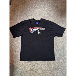 Shoe Palace DC Comics Superman Graphic T-Shirt Black Mens Medium New NWT